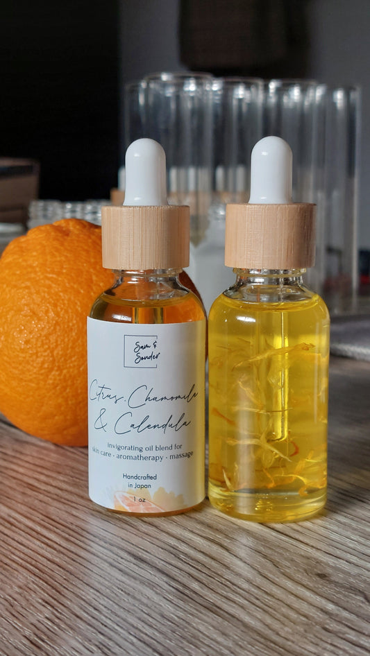 Citrus, Chamomile and Calendula Oil Blend 1oz