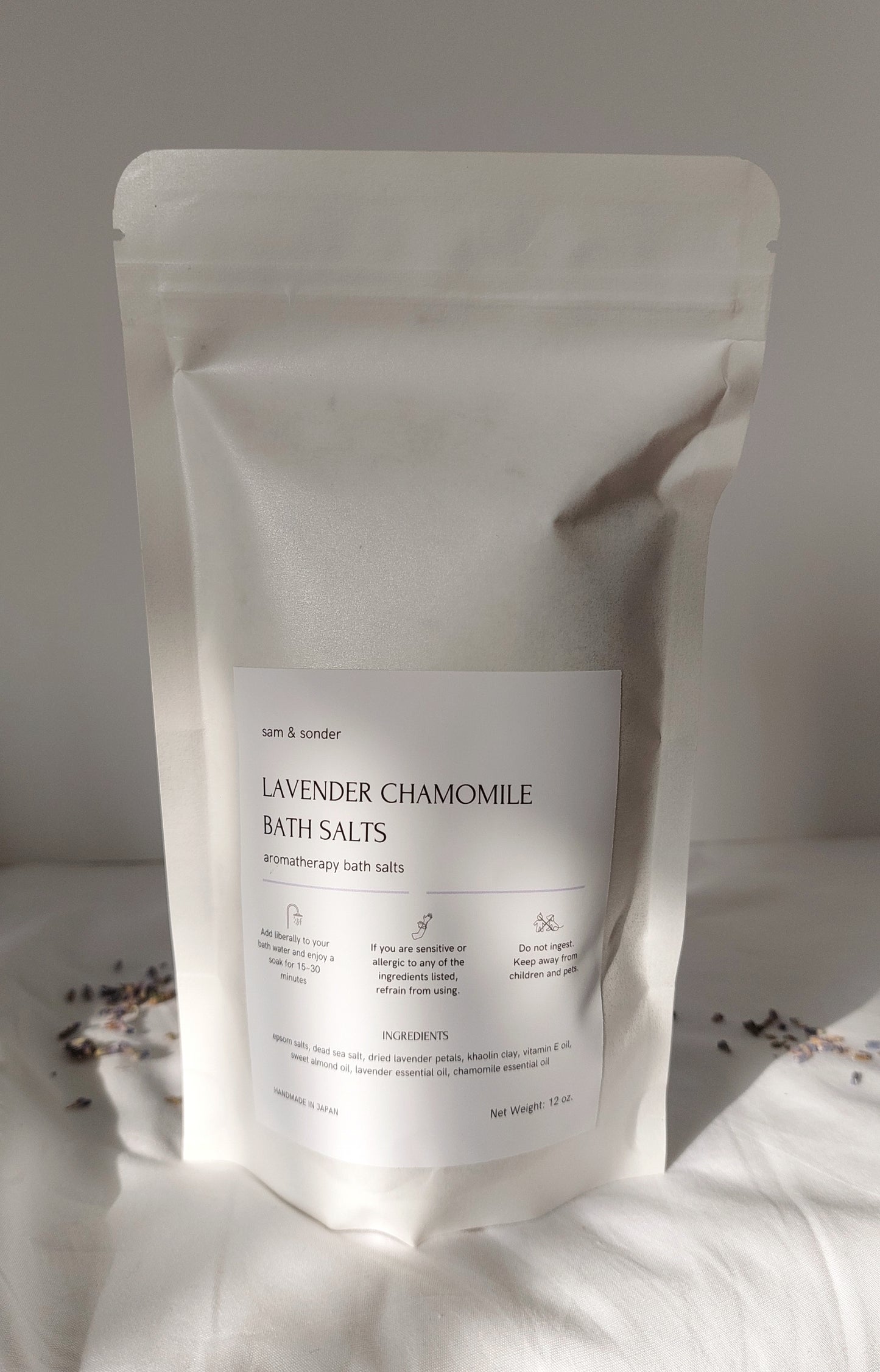 12 oz Lavender Chamomile Bath Salts